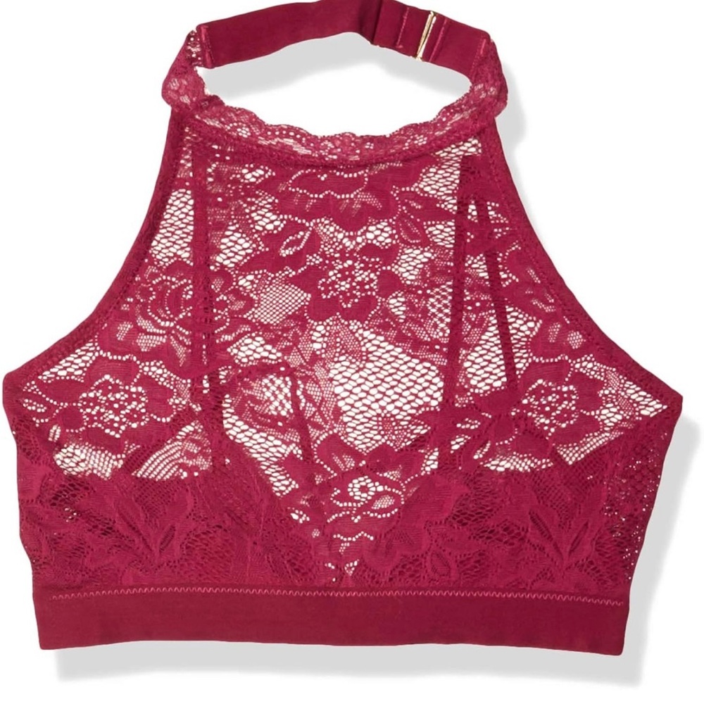 Honeydew Elegant Lace Halter Bralette